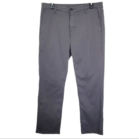 AG Adriano Goldschmied The Marshall Modern Slim Fit Trouser Pants in Grey Sz 33R - Picture 2 of 13